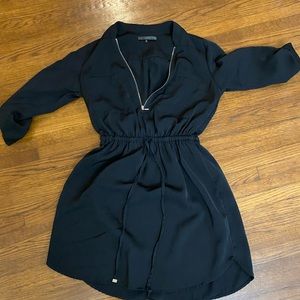 Black shirt dress from Dynamite
